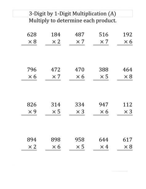 4th Grade Math Sol Practice Worksheets Of Simple 4th Grade