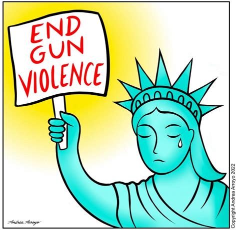 Gun Violence In The Usa Cartoon Movement