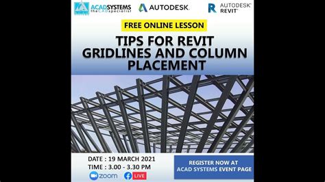 Tips For Revit Gridlines And Column Placement Youtube