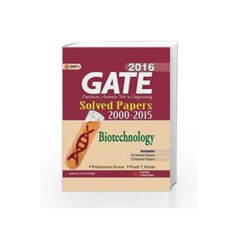 Gate Solved Paper Biotecnology 2016 Includes 2 Practice ...