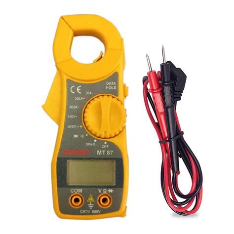 Sunwa Mt87 Lcd Digital Clamp Meter Multimeter Voltmet Electric Voltage