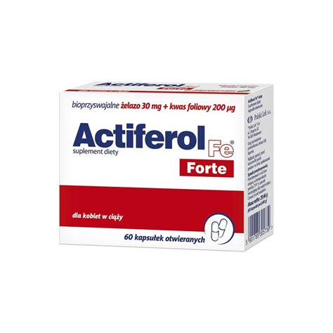 Actiferol Fe Forte żelazo 60 Kaps Puls Dla Zdrowia