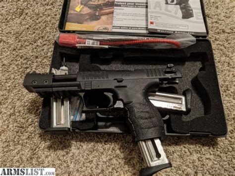 Armslist For Saletrade Walther P22 With Threaded Barrel And Compensator