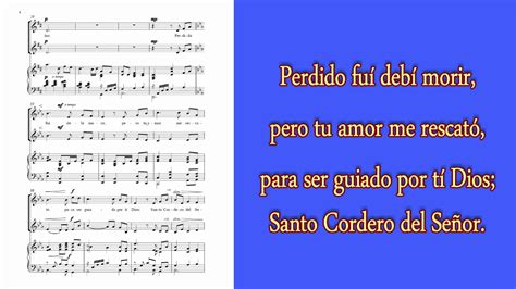 Cordero De Dios Letra Y Partitura Dúo Vocal Youtube