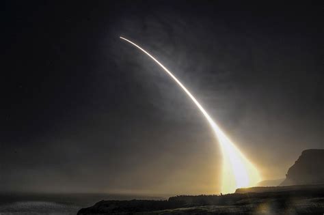 Minuteman Iii Missile Launch Strategic Bureau Of Information