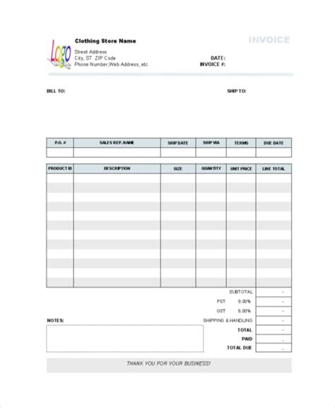 Store Receipt Template 8 Free Word Pdf Document Downloads