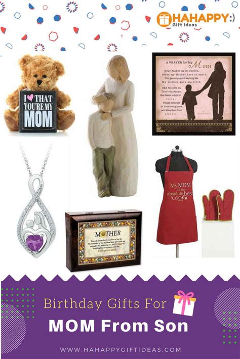 Celebrate this milestone with 50th birthday gifts that get personal. Unique & Thoughtful Birthday Gifts For Mom From Son | HaHappy