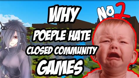 Why The Roblox Anime Community Hates Close Community Games Youtube