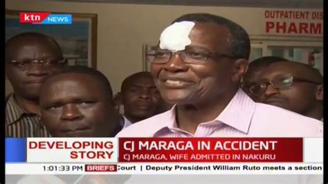 cj maraga and his wife to be airlifted to nairobi after they were involved in an accident youtube
