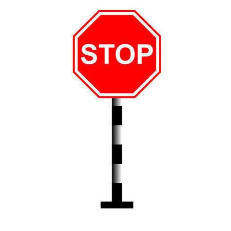 Iron Red Stop Sign Board Shape Octagonal Rs 1500 Piece Id