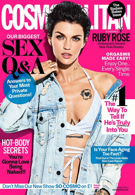 Ruby Rose Sizzles On The Cover Of Cosmopolitan And Talks Sexuality I