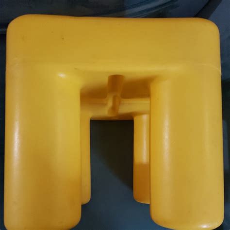 Vintage Little Tikes Child Size Chunky Chair Yellow Ebay