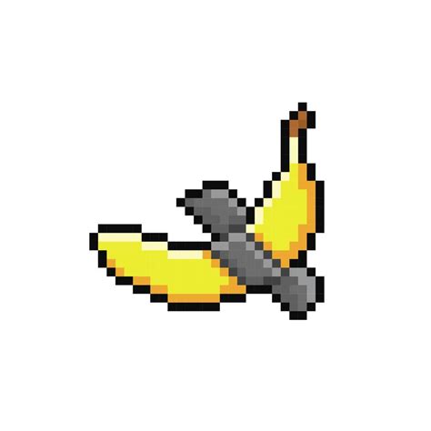 Taped Banana In Pixel Art Style 21660095 Vector Art At Vecteezy