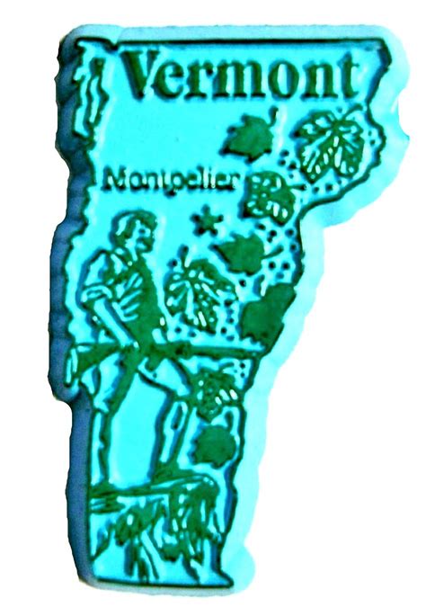 Vermont Montpelier United States Fridge Magnet