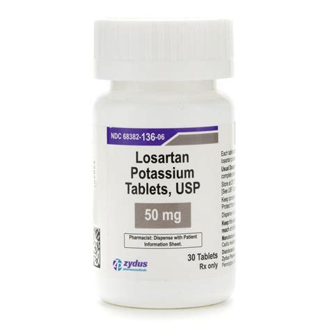 Losartan 50mg Tablets 30/Bottle | McGuff Medical Products