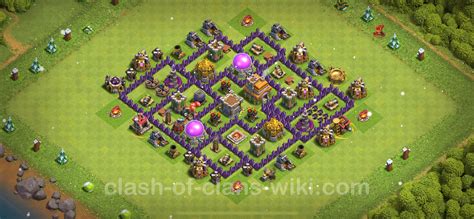 Base Th7 With Link Hybrid Anti Dragon 2023 Town Hall Level 7 Base