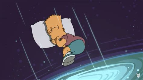Sleepy Soundcloud Cartoon Bart Simpson