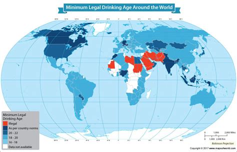 Minimum Legal Drinking Age Around The World