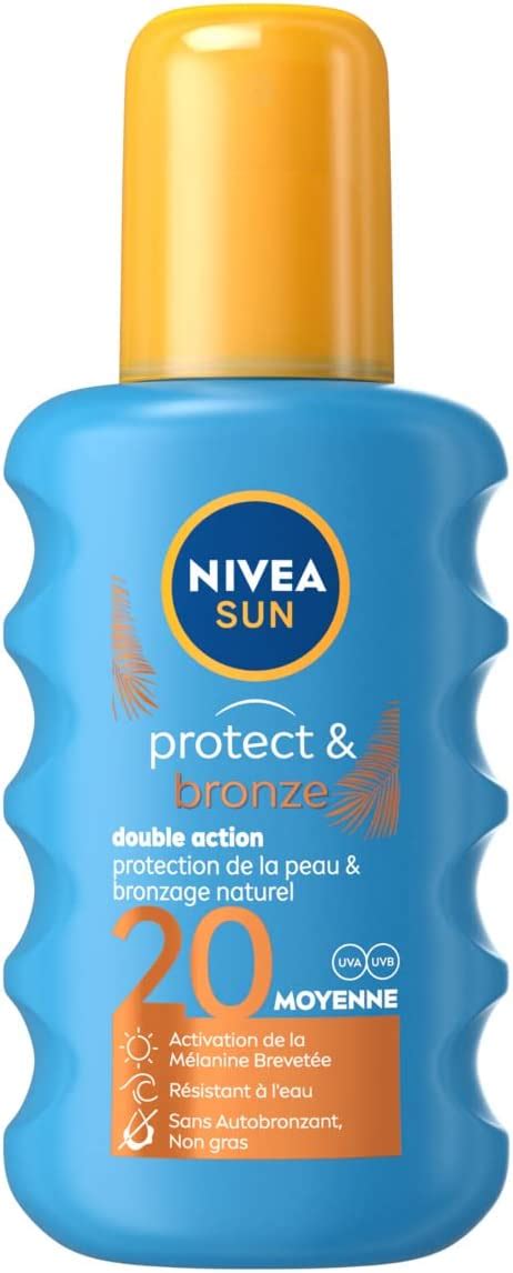 NIVEA SUN Spray Solaire Activateur De Bronzage Protect Bronze FPS 20