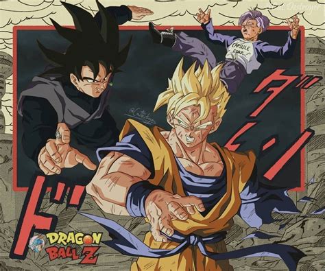 Gohan Del Futuro Vs Goku Black By Catdestroyer Dragon Ball Z Dragon