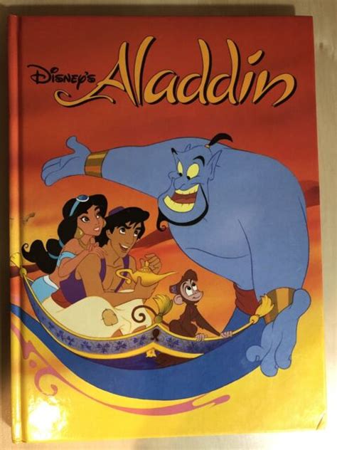 Disneys Aladdin Classic Storybook Hardcover Illustrated Vintage 1992