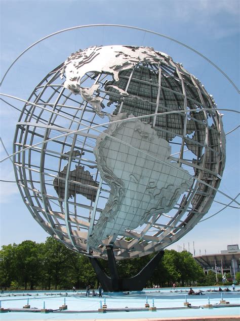 Unisphere The Unisphere Is A 12 Story High Spherical Stai Flickr