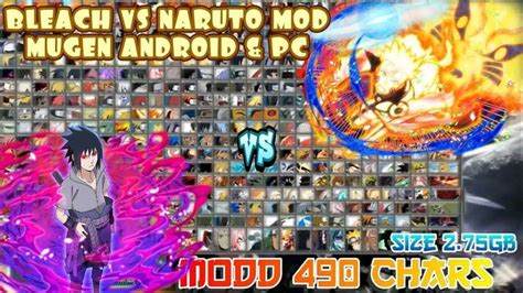 It is recommended to download this game via a flexible downloader such as adm, also called as advanced download manager. BLEACH VS NARUTO 3.3 MOD 490 CHARACTERS MUGEN PC & ANDROID DOWNLOAD | Naruto games, Anime ...