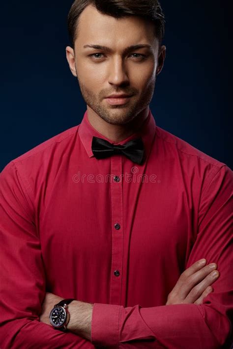 Charming And Handsome Man Close Up Stock Image Image Of Modern