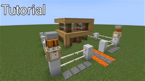 Minecraft How To Build A Safest Modern House In Minecraft Tutorial