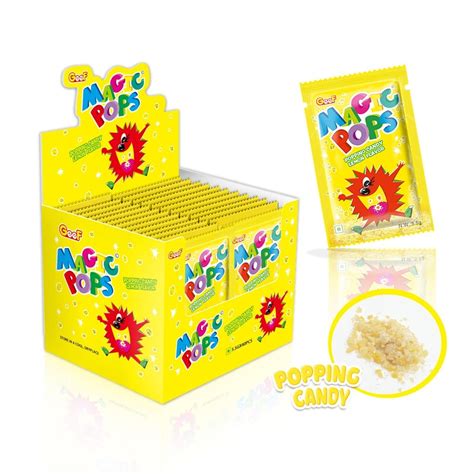 Yellow Magic Popping Lemon Candy Packaging Type Packet Rs 220 Box