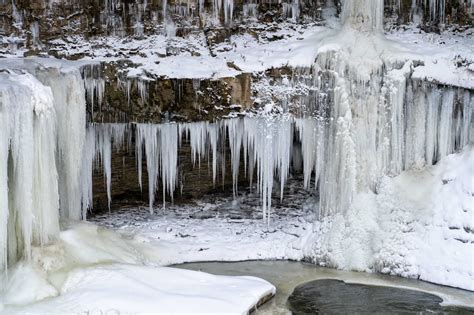 Where To See Frozen Waterfalls Near Cleveland This Winter