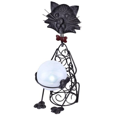 Globo 33306 Led Cat Solar Outdoor Lamp You Can Find More Details By