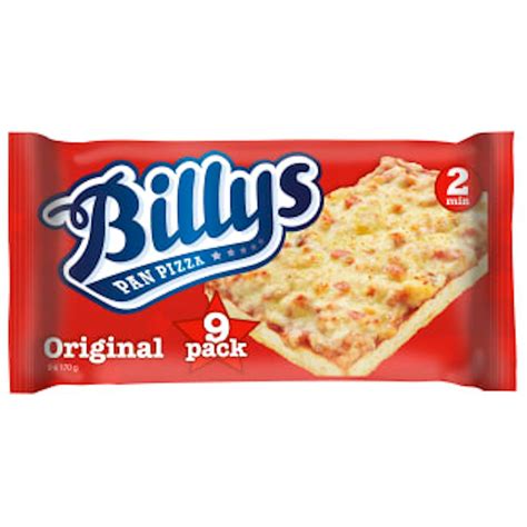 Billy's pan pizza 9x170g original — HoReCa-tukku Kespro