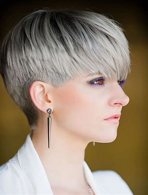 20 Photos Gray Pixie Hairstyles For Thick Hair