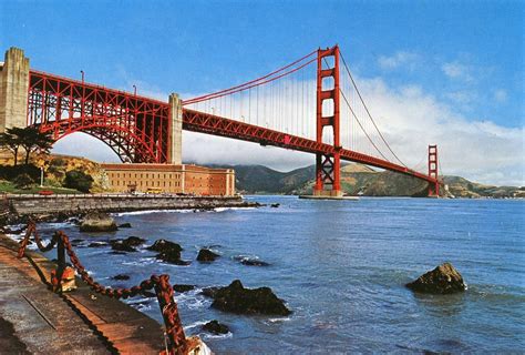 Golden Gate Bridge Postcard Hagins Collection California Postcard