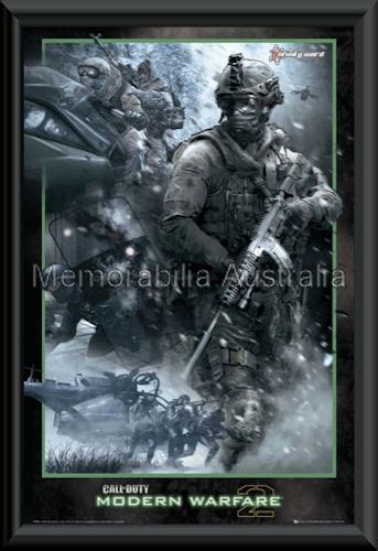 Call Of Duty Poster Framed A E Movies Movie Memorabilia