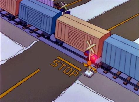 Via Er The Simpsons Train Animated 