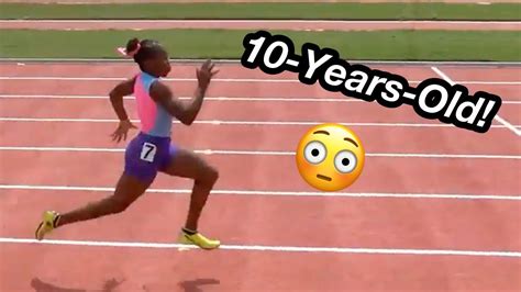 100 meter sprint record 13 year old