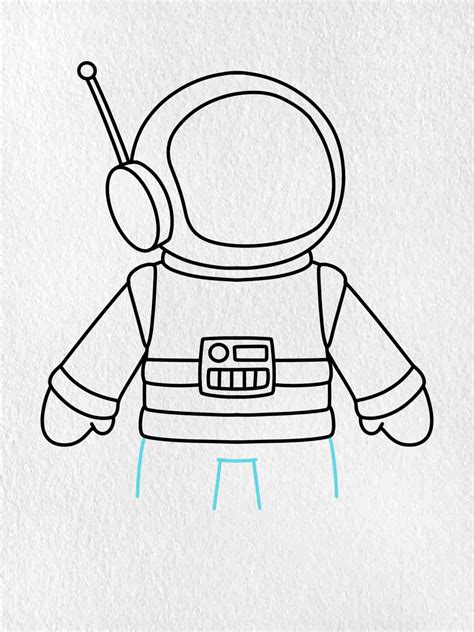 Cute Astronaut Drawing Easy Helloartsy
