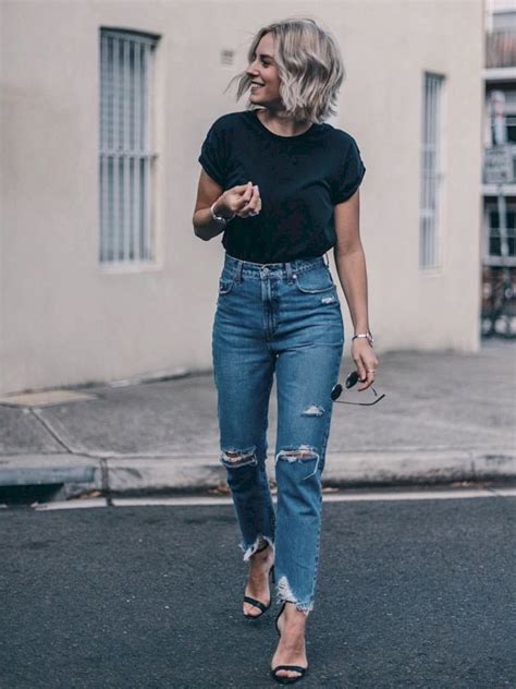 Fashion 50 Best Outfits to Wear Vintage High Waisted Jeans Наряды