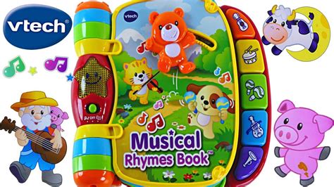 Vtech Musical Rhymes Book Babytoddler Early Reading Educational Story