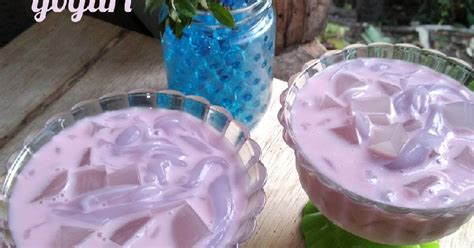 1 bungkus konyaku jelly rasa jeruk. Resep Minuman Yoghurt Jelly / 7 Cara Membuat Es Jelly Ala ...