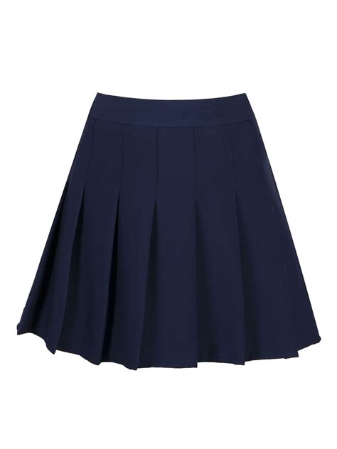 Dark Blue Pleated Mini Skirt Mini Skirts Pleated Mini Skirt Black