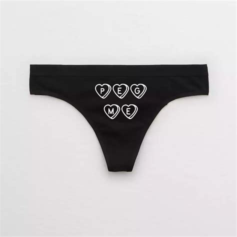 Peg Me Candy Hearts Thong Celestial Red Shop