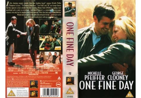 I thought of his words while watching one fine day, an uninspired formula movie with another fine performance by michelle pfeiffer. One Fine Day (1996) on 20th Century Fox (United Kingdom ...
