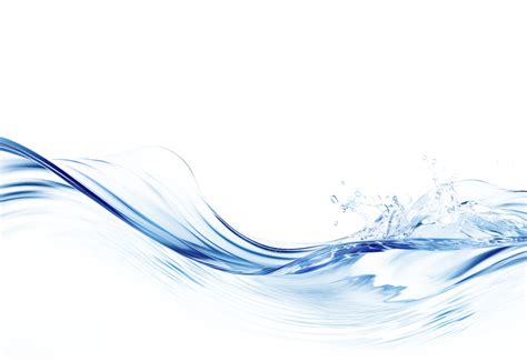 Ai Generated Dynamic Blue Water Wave Isolated On Transparent Background