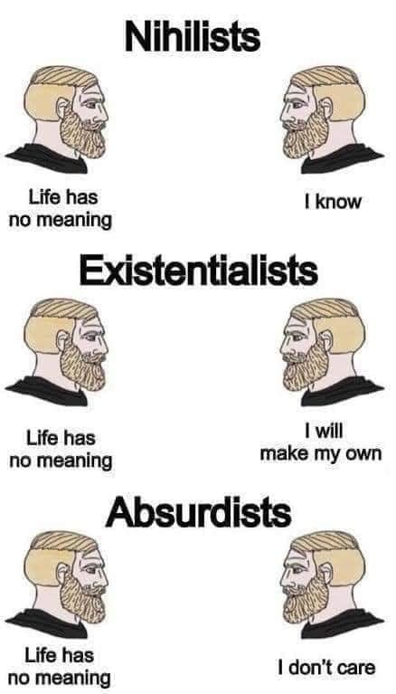 Existentialism Vs Absurdism — A Cure For Angst