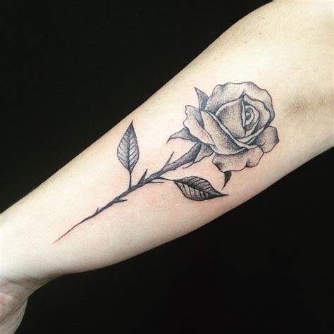 12 Best Simple Rose Tattoos Images On Pinterest Rose Tattoos Tattoo