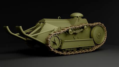Ford 3ton M1918 Tank Wargaming3d
