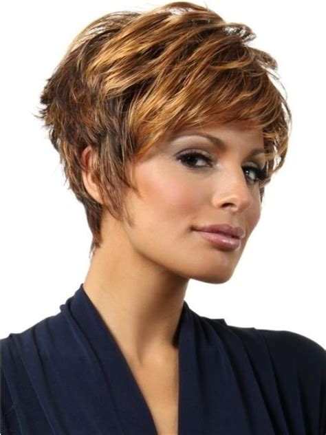 Chic Layered Hairstyle For Short Hair Funky Short Formal Hairstyles